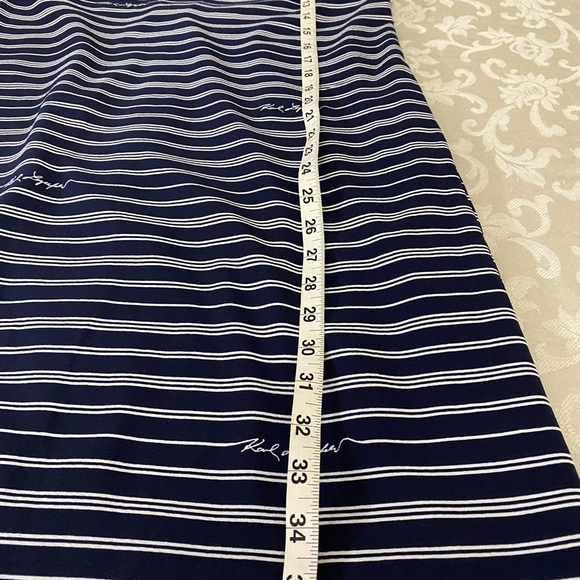 - KARL LAGERFELD Paris Blue and White diffusion line shift dress size 6 - Picture 9 of 9